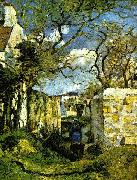 Camille Pissarro Paisagem de Pontoise painting